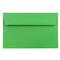 JAM Paper 6"x 9" Brite Hue Christmas Green Colored Invitation Envelopes, 50ct.